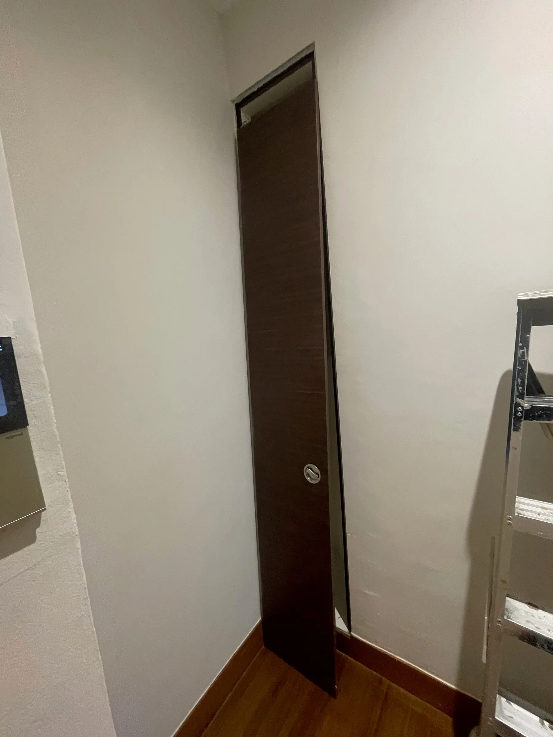 Before: Meter-box door · 15 Prome Rd