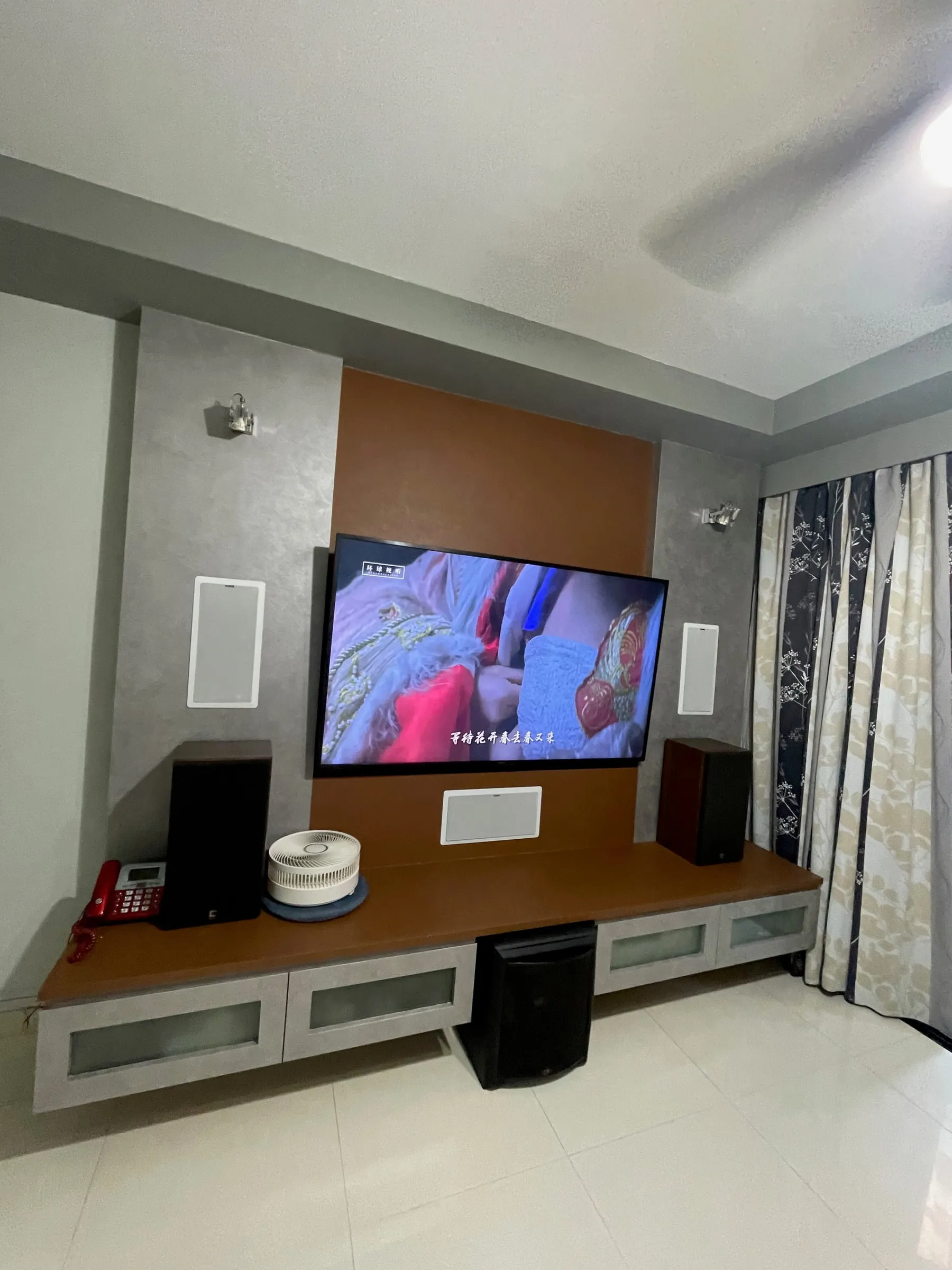 TV feature wall · Jurong West 695, finished