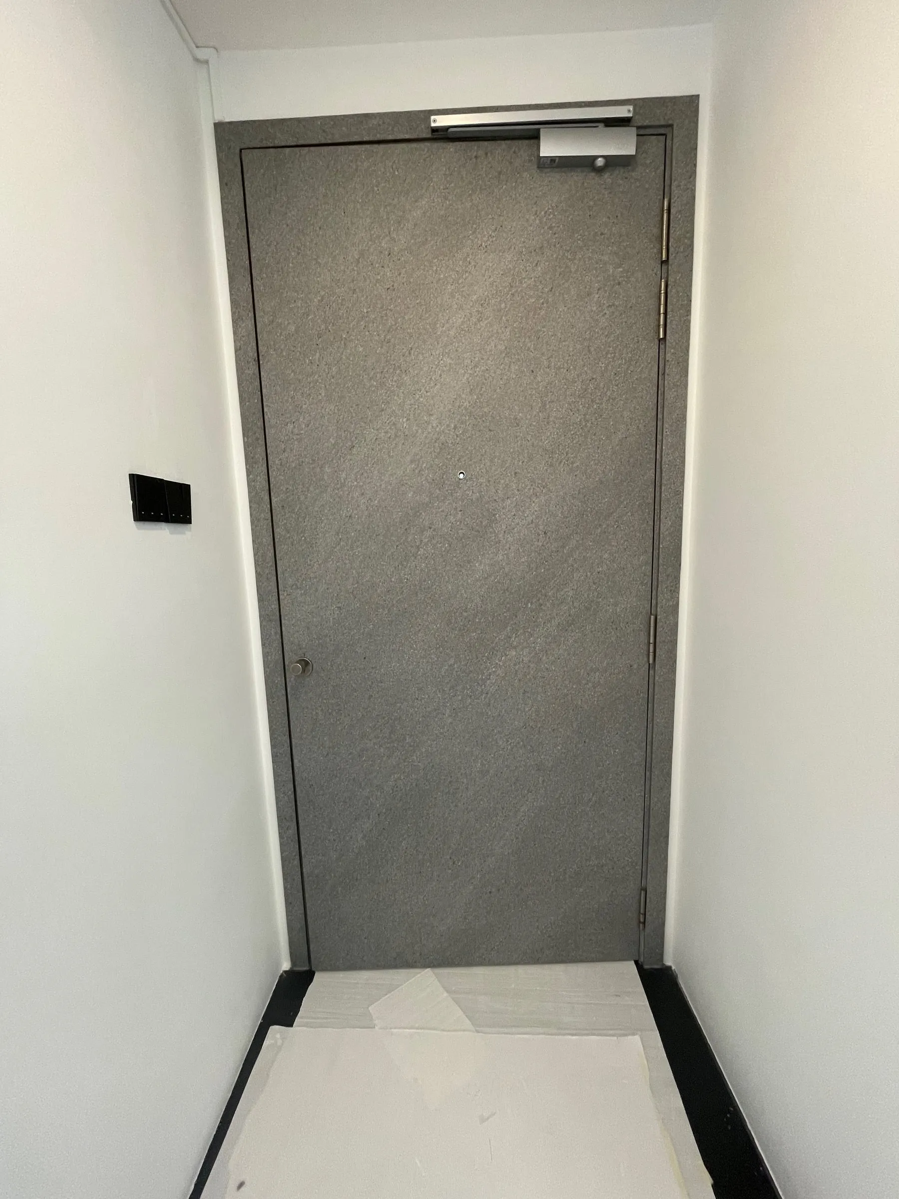 Main door · The Lakeshore, finished