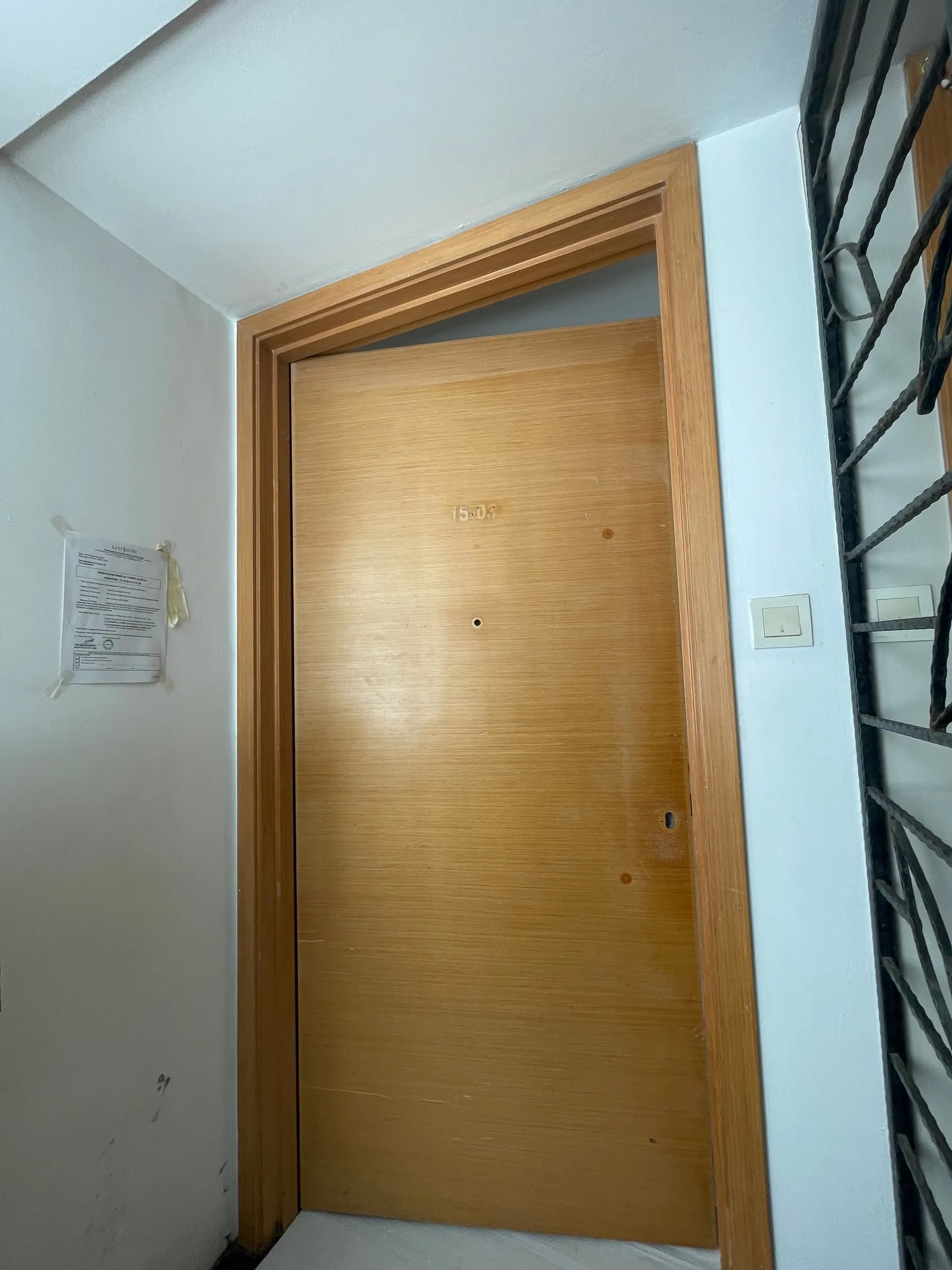 Before: Main door · The Lakeshore
